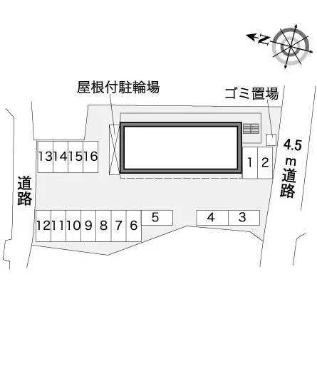 ★手数料０円★佐賀市日の出１丁目 月極駐車場